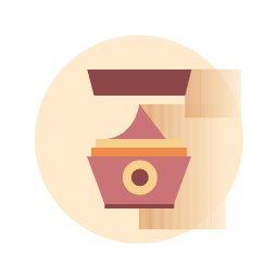 Powder Puff Icon, powder puff,makeup tool