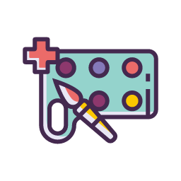 Art Therapy Icon, art therapy,paint,therapy