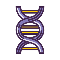 DNA Icon, DNA,genetics,molecular