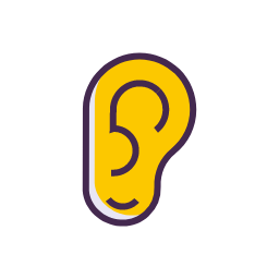 Ear Icon, ear,otology,organ