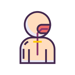 Endocrinology Icon, endocrinology,gland,hormone