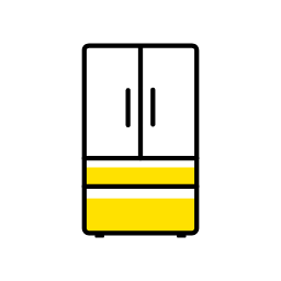 Refrigerator Icon, refrigerator,home appliance,fridge