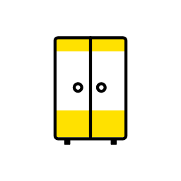 Wardrobe Icon, wardrobe,furniture,clothes storage
