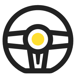 Car Interior Icon, car interior,steering wheel,vehicle space