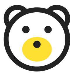 Kids Room Icon, kids room,bear,child space