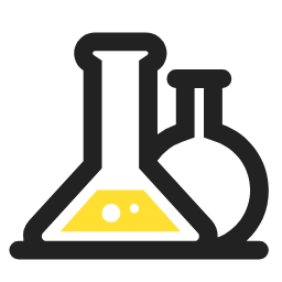 Laboratory Icon, laboratory,flasks,science space