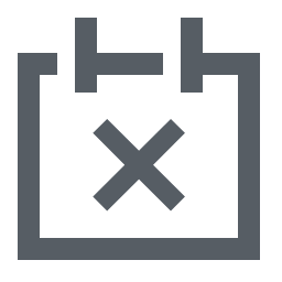Delete Calendar Icon, calendar,delete,event