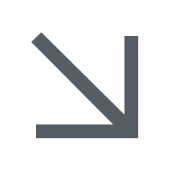 Down Right Icon, down right,diagonal,direction