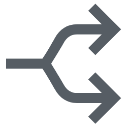 Fork Icon, fork,branch,split
