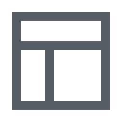 Layout Icon, layout,page,organization