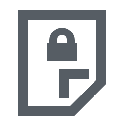 Lock File Icon, lock,file,security