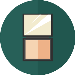 Powder Compact Icon, powder,makeup