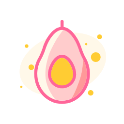 Avocado Makeup Remover Icon, avocado,makeup remover