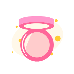 Loose Powder Icon, loose powder,face makeup