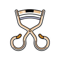 Eyelash Curler Icon, eyelash curler,eye makeup