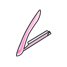 Hair Clips Icon, hair clips,hair styling