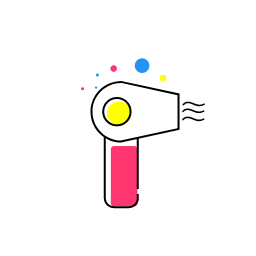 Hair Dryer Icon, hair dryer,beauty