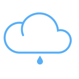 Light Rain Icon, light rain,cloud,raindrop