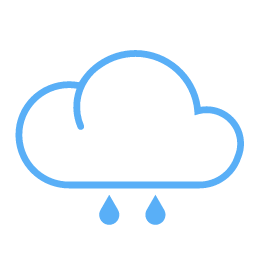 Moderate Rain Icon, moderate rain,cloud,raindrop