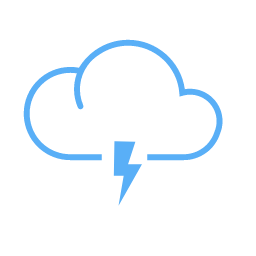 Thunderstorm Icon, thunder,lightning,cloud