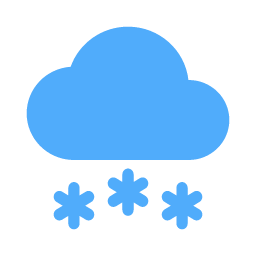 Heavy Snow Cloud Icon, snow,heavy snow,cloud