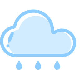 Moderate Rain Icon, moderate rain,rain,weather