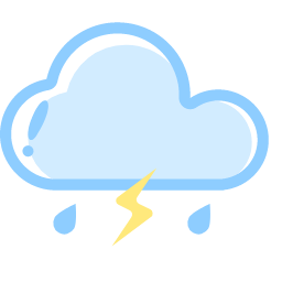 Thunderstorm Icon, thunderstorm,thunder rain,weather