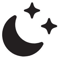Night Sky with Stars Icon, night,sky,stars