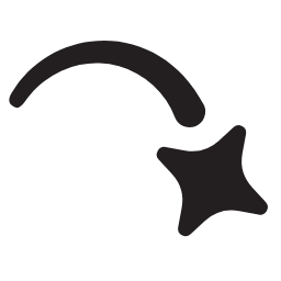 Shooting Star Icon, shooting star,sky