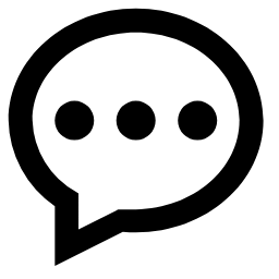Single Comment Icon, comment,chat,message
