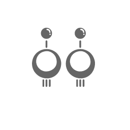Earrings Icon, earrings,accessory