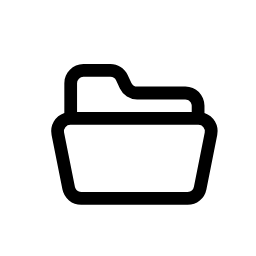 File Open Outline Icon, file,open,document