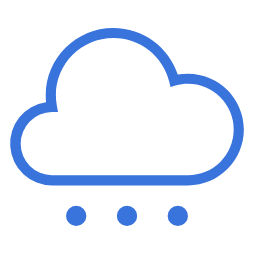 Light Drizzle Cloud Icon, light drizzle,cloud,weather