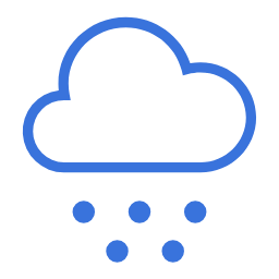Snow Cloud Icon, snow,cloud,weather