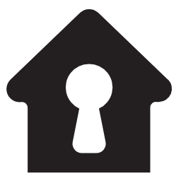 Secure Home Icon, home,secure,safety