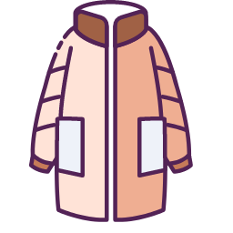 Down Jacket Icon, down jacket,outerwear