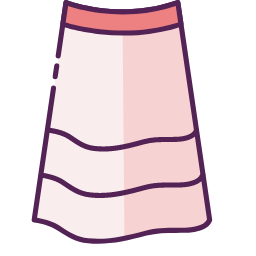 Long Skirt Icon, long skirt,skirt