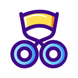 Eyelash Curler Icon, eyelash,curler,makeup