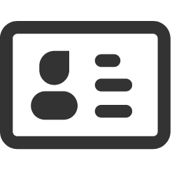 Business Card Icon, business card,contact