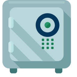 Bank Icon, bank,safe,security