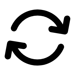 Sync Outline Icon, sync,arrows