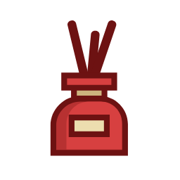 Red Aromatherapy Diffuser Icon, aromatherapy,fragrance