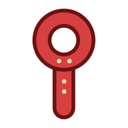 Red Hair Dryer Icon, hair dryer,hair tool