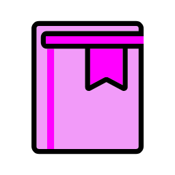 Book with Bookmark Icon, book,bookmark,reading