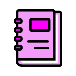 Notebook Icon, notebook,notes,study