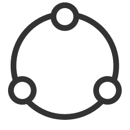 Process Icon, process,workflow,circles