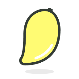 Mango Fruit Icon, mango,fruit