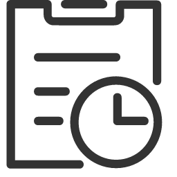 History Icon, history,clock,clipboard