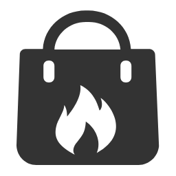 Hot Goods Fill Icon, shopping,hot,goods