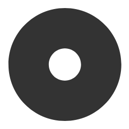 Round Record Fill Icon, record,circle,fill